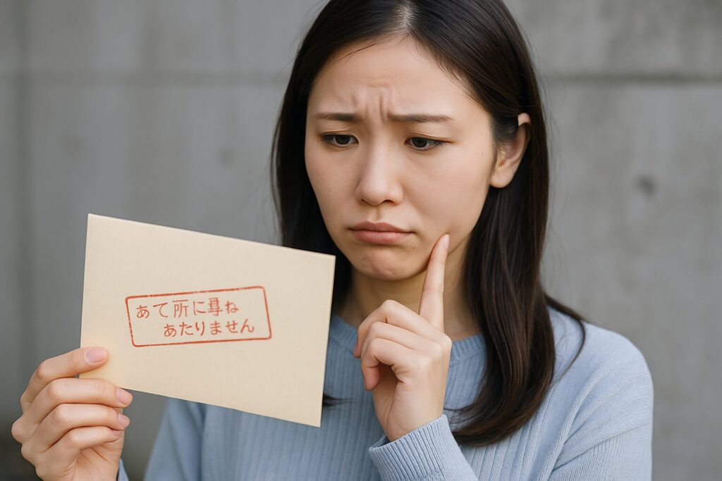 【保存版】「あて所に尋ねあたりません」とは?意味・理由・対処法を徹底解説! | 郵便life | 郵便局で日常をもっと便利に